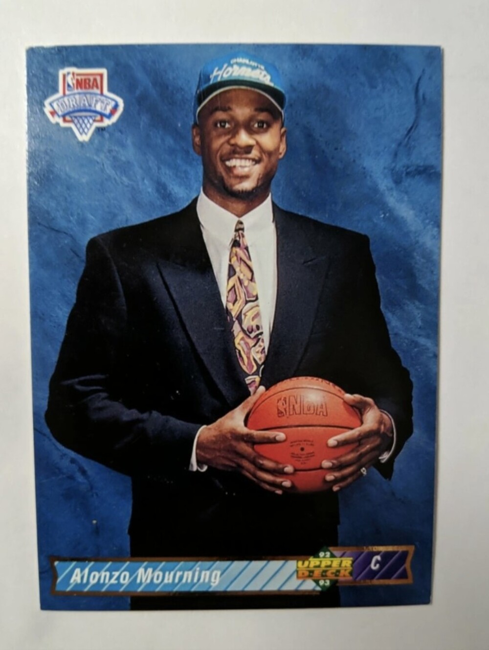 $3/ Must BUNDLE/Upper Deck 1992 Alonzo Mourning Charlotte Hornets NBA Rookie #2